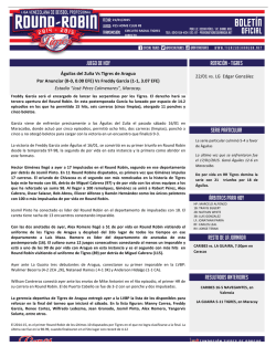 Ver Bolet&iacute;n - Tigres de Aragua