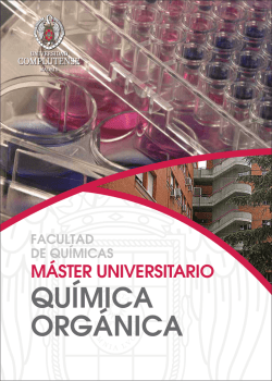 QUÍMICA ORGÁNICA - Universidad Complutense de Madrid