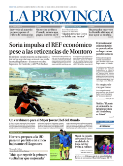 Soria impulsa el REF económico pese a las