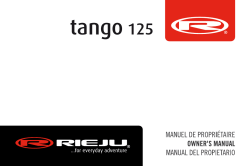 tango 125 - Rieju Motos