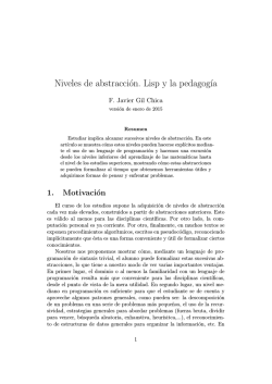 Un ensayo sobre Lisp y la enseñanza de las matemáticas