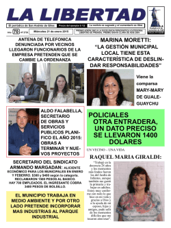POLICIALES OTRA ENTRADERA, UN DATO