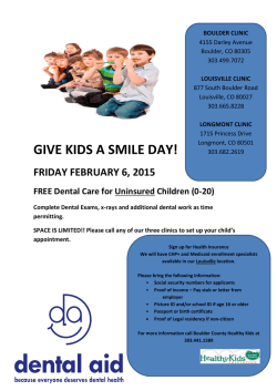 GIVE KIDS A SMILE DAY!