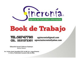book de trabajo.cdr - Sincronía Agencia de Publicidad e Información