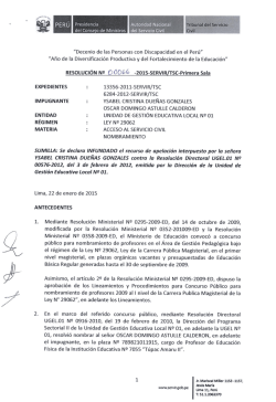 "Decenio de las Personas con Discapacidad en el Perú"