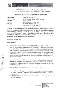 "Decenio de las Personas con Discapacidad en el Perú