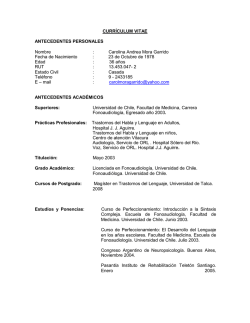 Descargar curriculum