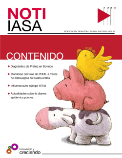 PUBLICACIÓN TRIMESTRAL DE IASA VOLUMEN 15 N° 30