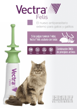 ¿Qué es Vectra®Felis?