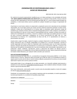 Carta Exoneraci&oacute;n - Club Correcaminos de Veracruz AC