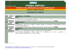 Boletín "UDEMA EMPLEO" - Ayuntamiento de Conil de la Frontera