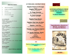 Brochure Historia 2015-2016 - Universidad Aut&oacute;noma de Chiriqu&iacute;