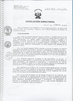 Directiva Administrativa que regula el Internado de los Alumnos de