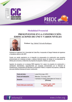 documento - Colegio de Ingenieros Civiles