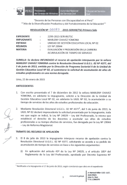 "Decenio de las Personas con Discapacidad en el Perú”