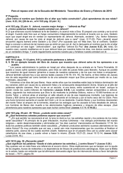 Puntos Sobresalientes Jueces 5 al 7