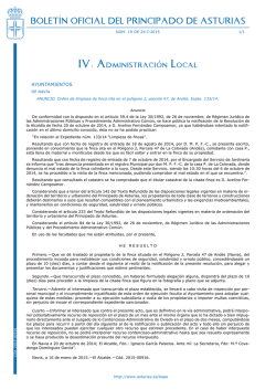 Bolet&iacute;n Oficial del Principado de Asturias