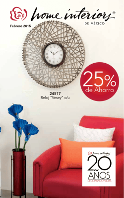 de Ahorro - Home Interiors de M&eacute;xico