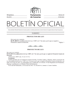 Boletín 26/2015 - Parlamento de Canarias