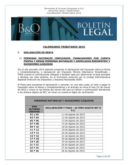 BO - BOLETIN LEGAL TRIBUTARIO