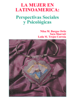 La mujer en Latinoamérica: perspectivas sociales y psicológicas.