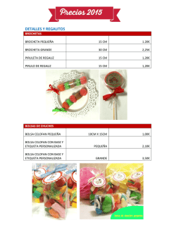 DETALLES Y REGALITOS