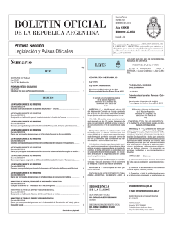B.O. del d&iacute;a: 20/01/2015