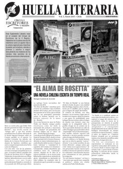 Huella Literaria N&ordm;3 - Euro Latin News.Com