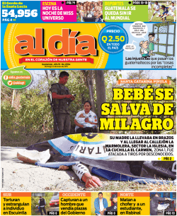 BEB&Eacute; SE SALVA DE MILAGRO