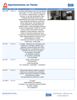 Apartamentos en Venta