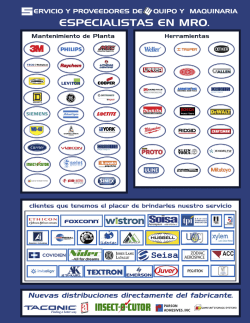 SERVICIO Y PROVEEDORES DE@QUIP0 Y MAQUINARIA