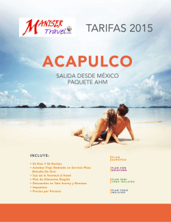 ACAPULCO - MANISER Travel