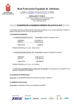Real Federaci&oacute;n Espa&ntilde;ola de Atletismo