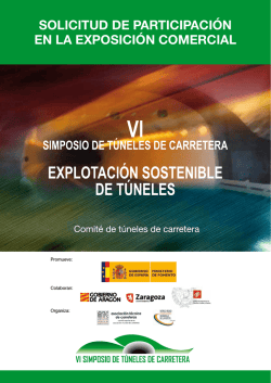 solicitud de participaci&oacute;n en la exposici&oacute;n comercial