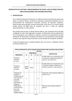 instructivo para la lectura y calificaci&oacute;n de hojas de respuestas de