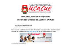 Descargar Instructivo - Universidad Católica de Cuenca
