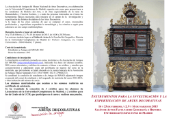 Descarga Programa - Facultad de Geograf&iacute;a e Historia. Universidad