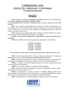 Bases Carnaval 2015 Torralba