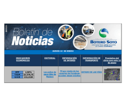 Bolet&iacute;n de Noticias - Transportes Botero Soto
