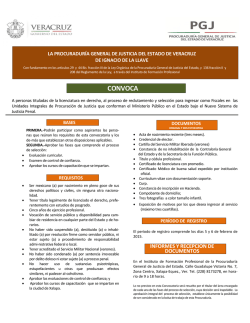 CONVOCA - Gobierno del Estado de Veracruz