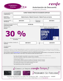 DESCARGA CUP&Oacute;N DE DESCUENTO RENFE ()