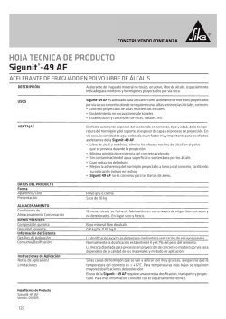 Sigunit®-49 AF - Sika Colombia