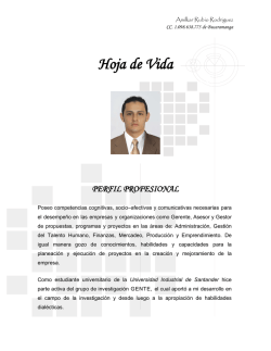 Descargar la hoja de vida de Amilkar Rubio Rodr&iacute;guez Tipo de