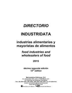 DIRECTORIO INDUSTRIDATA