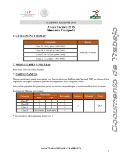 Gimnasia Trampol&iacute;n