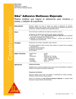 Sika Adhesivo Multiusos Mejorado