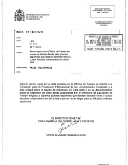 BECAS TAIWÁN 2015 Y BECAS HUAYU 2015 para universitarios