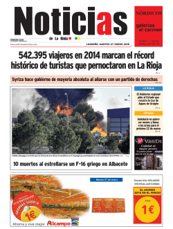 NDLR - 27 enero 2015 - Noticias de La Rioja