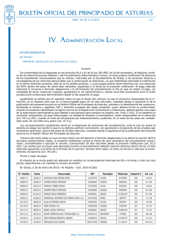 Bolet&iacute;n Oficial del Principado de Asturias