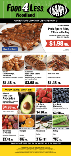$1.98/lb. - Food 4 Less Woodland